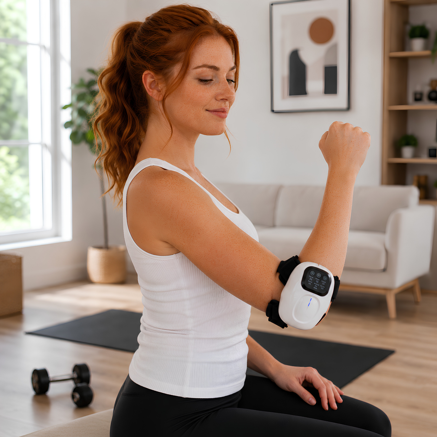 4-in-1 Wireless Knee Massager with Heat, Vibration & Infrared Laser Therapy